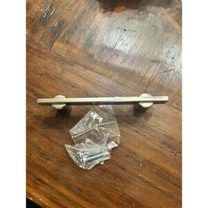 Lot Of 19 Stanley Cabinet Handle Bright Chrome Plated MCM Art Deco Pulls New NOS